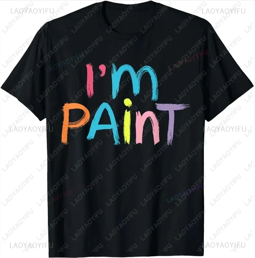 I Heart Love To Finger Paint I'm Paint Cute couple Valentine's Day men and women's gender T-shirt