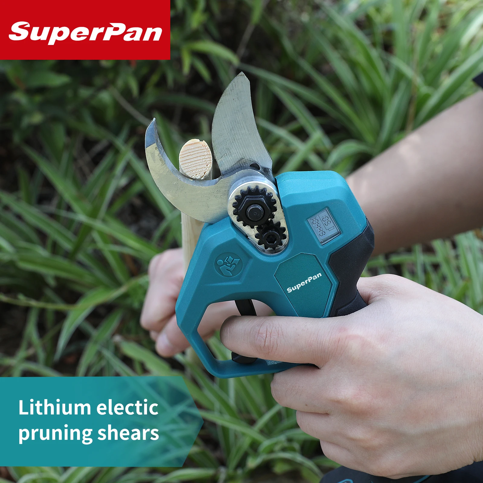 Professional Cordless Electrician Scissors – Original SUPERPAN 18V Battery Pruning Shears Garden Cutter