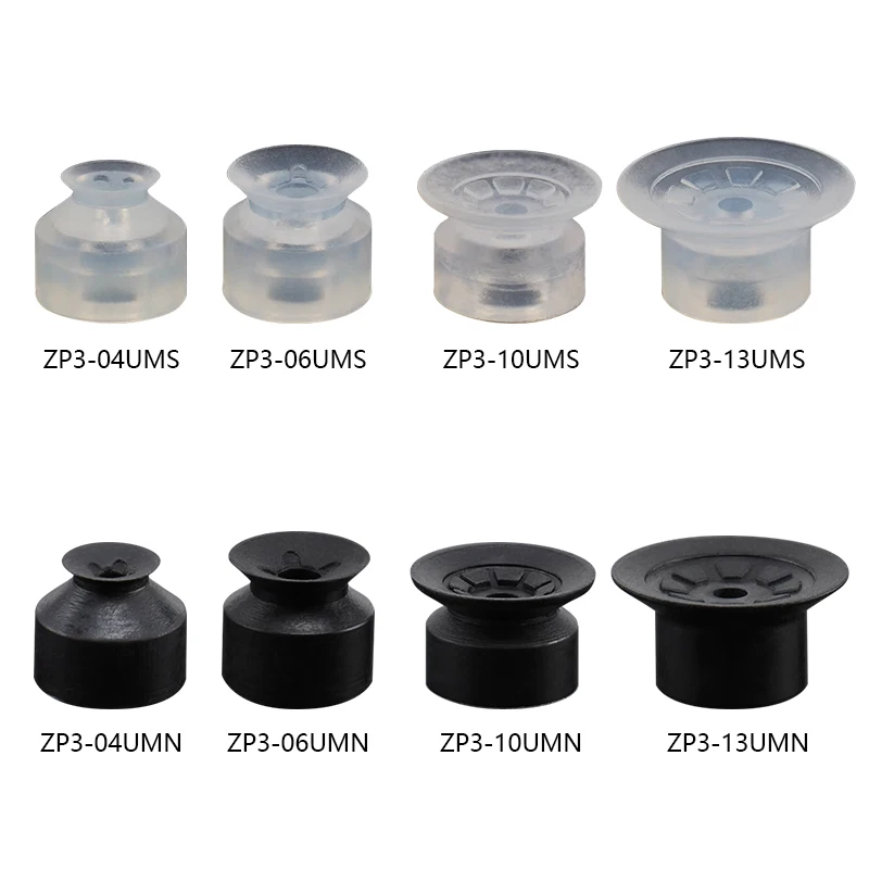 

10pcs/lot ZP3 Series Ribbed Vacuum Suction Cup ZP3-04UMS ZP3-04UMN ZP3-06UMS ZP3-08UMN ZP3-10UMS ZP3-13UMN