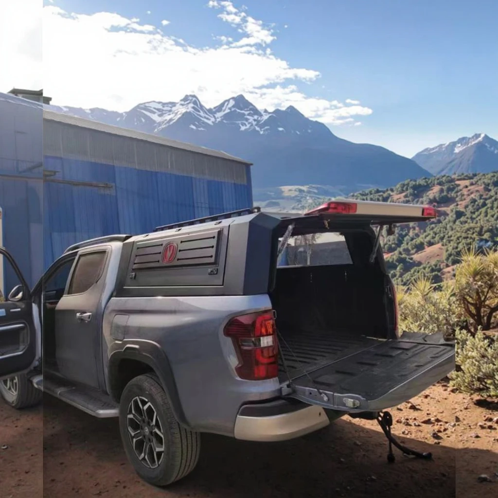 

Транспортные средства, высококачественный складной внедорожный пикап из алюминиевого сплава, жесткий грузовой чехол, водонепроницаемый навес для грузовика