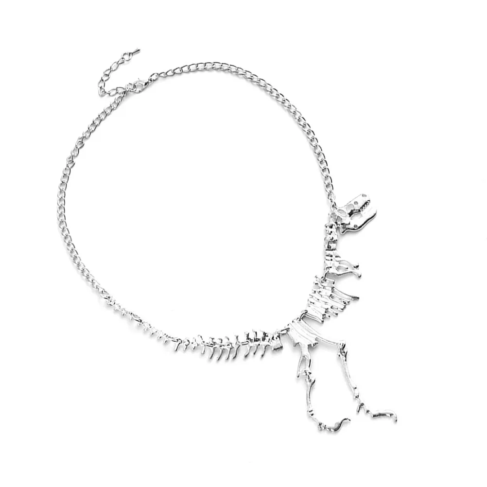 Necklace Women Jewelry Rust-resistant Pendant Chain Dinosaur for
