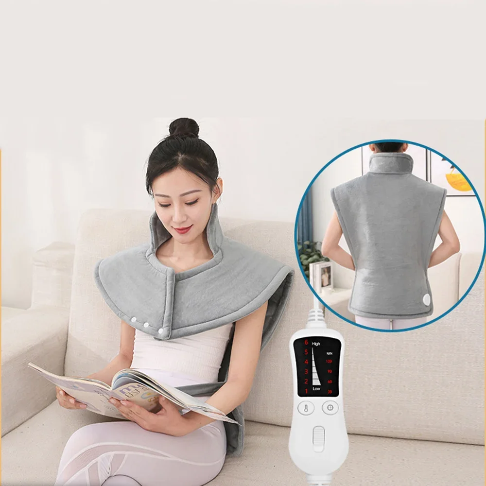 Winter Electric Blanket Lunch Break Electric Blanket Hot Compress Heating Shawl Washable Automatic Power-off Heating Pad
