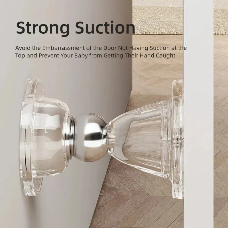 

Silicone Strong Magnetic Door Suction Anti-Collision Silent Wall Protection Ground Adsorption Home Safety Device
