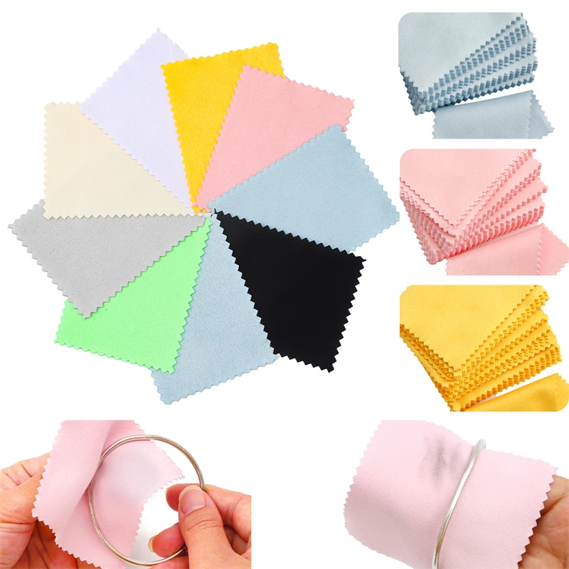 

20 шт., смешанная полировальная ткань серебряного цвета, чистящая полировальная ткань, мягкая чистая салфетка для протирания серебряных, золотых ювелирных изделий, инструмент