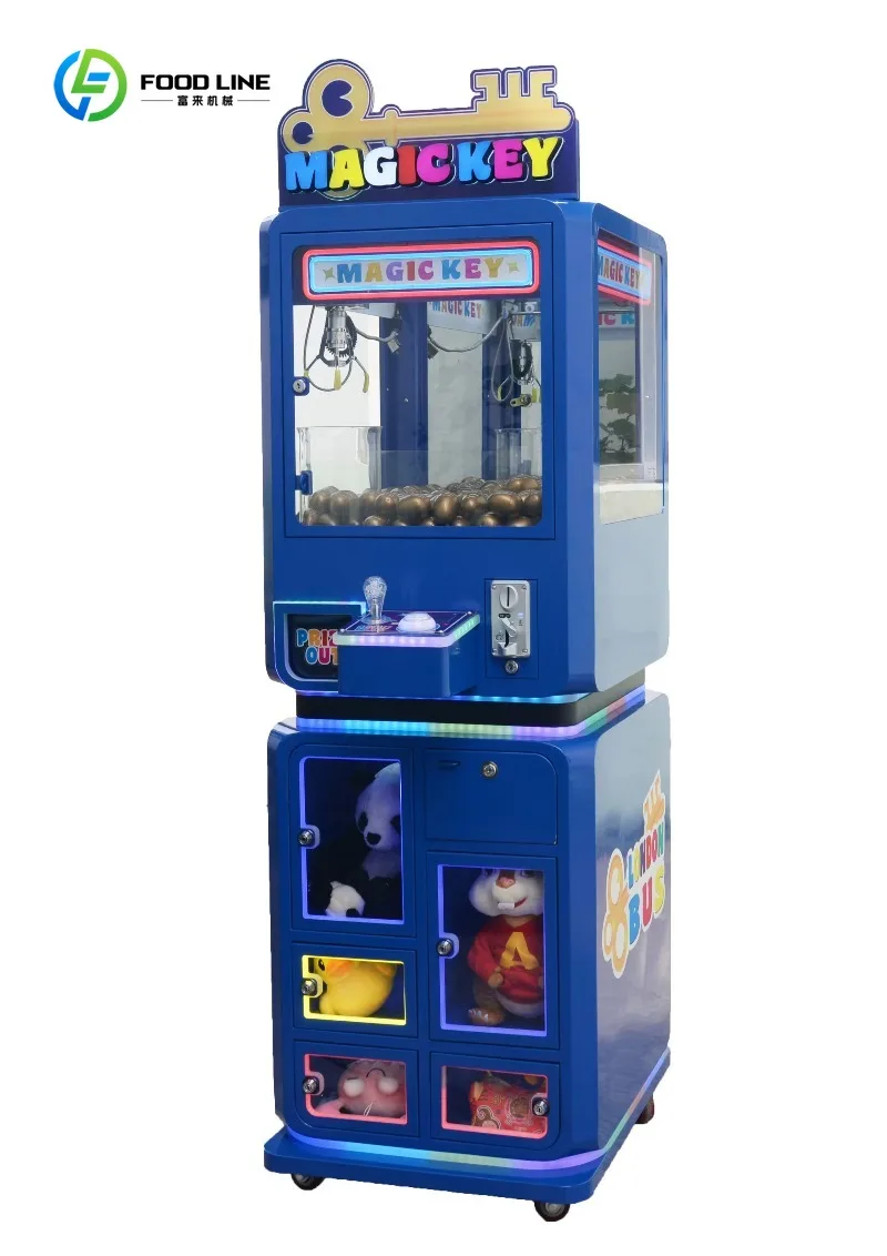 Customized High Revenue Coin-Operated Claw Crane Toy Machine for Commercial Arcade Mall Supermarket Amusement Game Room Use