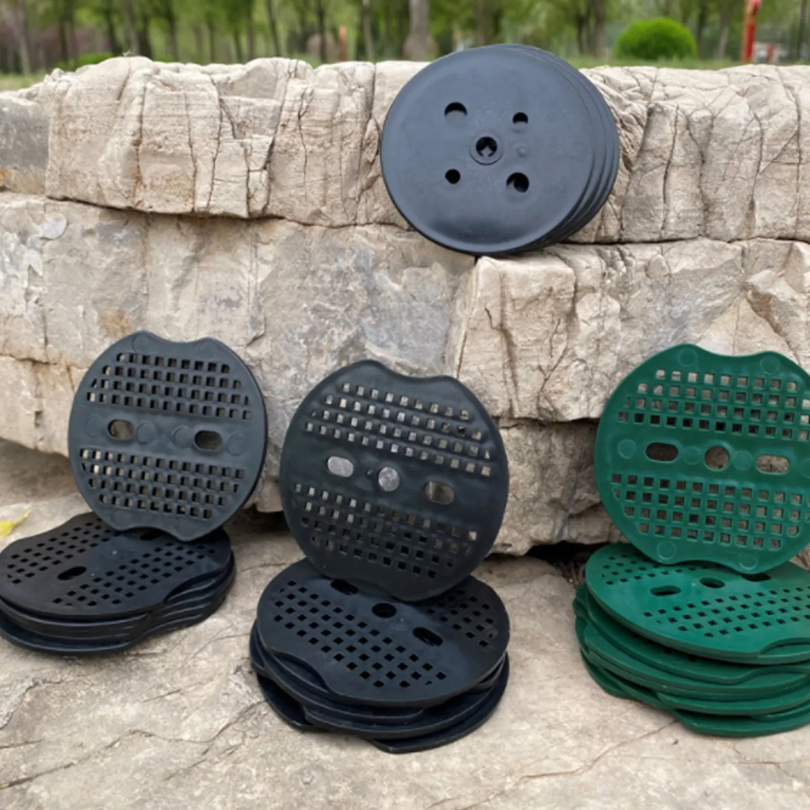 50/100pcs Nail Grid Gasket Plastic Gasket Garden Grass-proof Cloth Nail Garden Greening Ground Cover Garden Lawn Fixing Nail