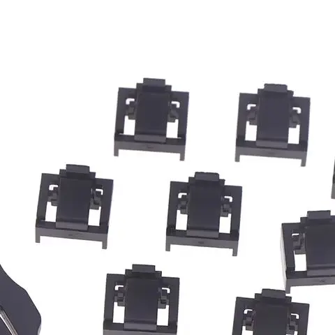 10PCS RJ45 Port Lock With 1Key Ethernet Hub Port RJ45 Female Anti Dust Cover Cap Protector Compatible With Computer Router