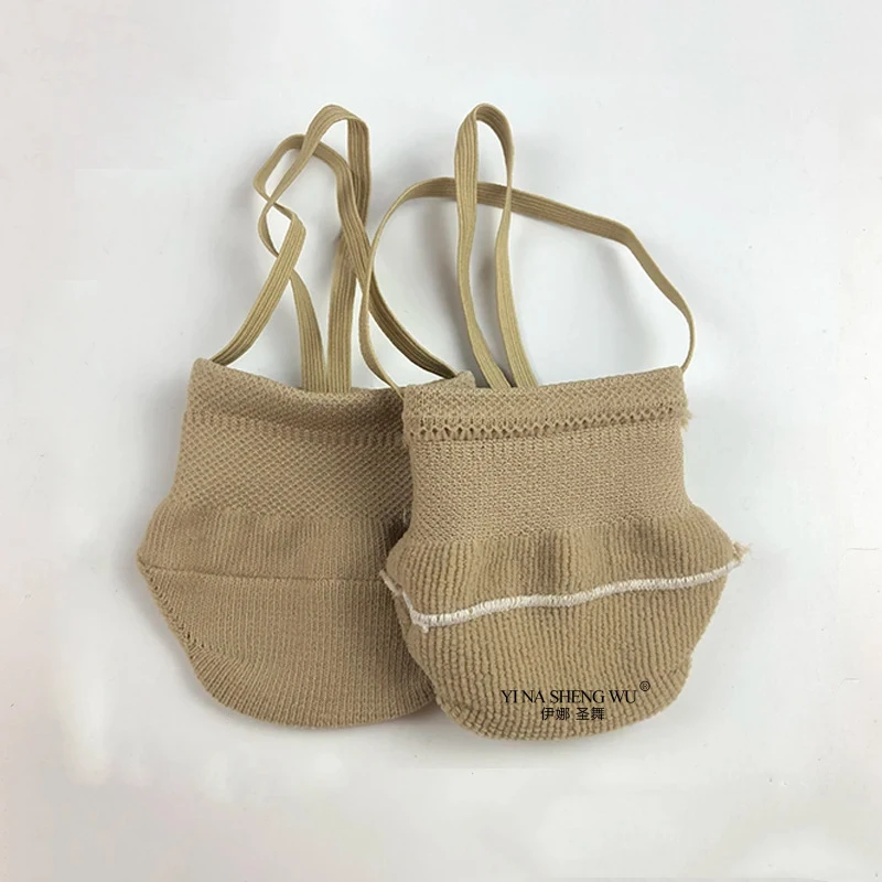 Buty do tańca brzucha Gimnastyka artystyczna Miękkie pół skarpetki Art Gym Dance Competition Skarpetki z podeszwą chronią stopę Elastyczne buty do tańca