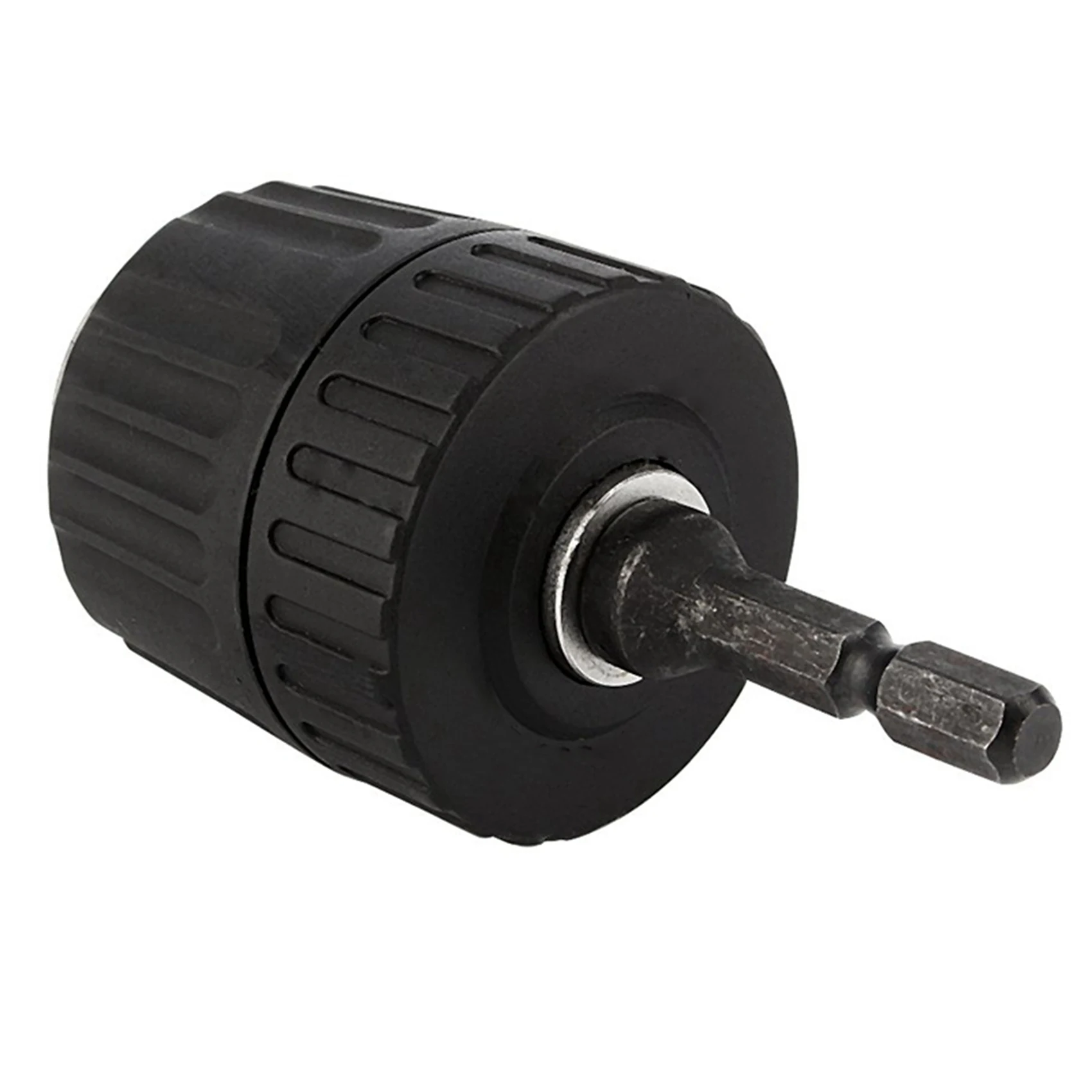 AS94-2X Keyless Drill Chuck Converter 3/8 Inch 24UNF + 1/4 Inch Hex Shank SDS Adaptor 0.8-10Mm