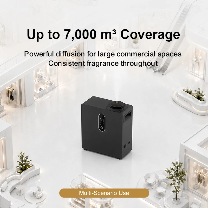 Commercial Scent Diffuser Machine Factory Wholesale Connect HVAC System Hotel Aromatherapy Essential Oil Diffuser