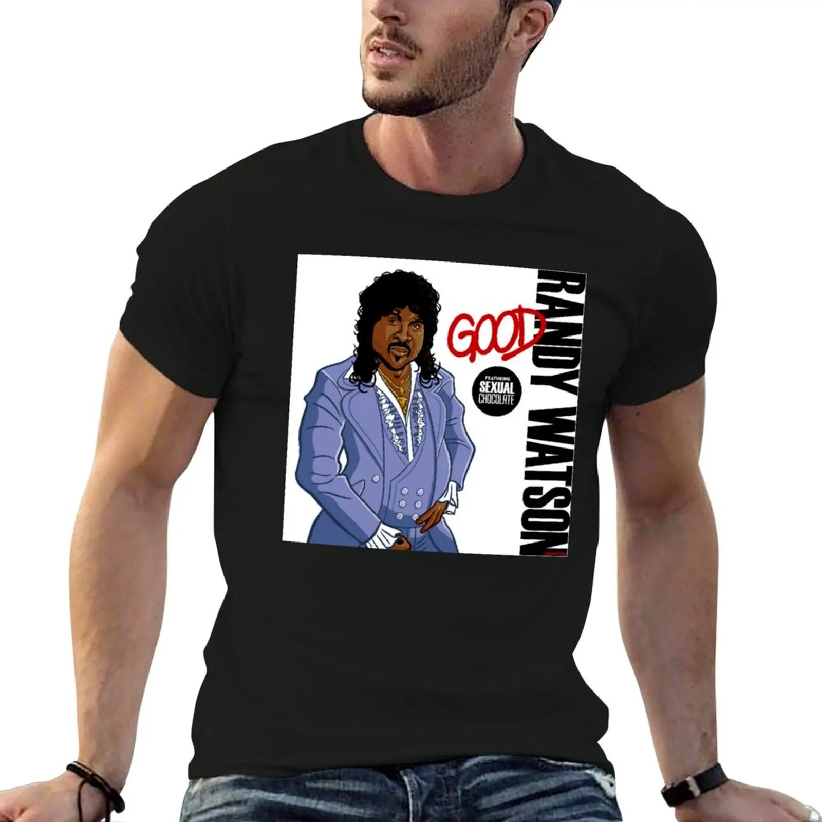 

randy watson T-Shirt anime t shirts oversize t shirt for man 100 percent cotton man t shirt heavy cotton T-shirt