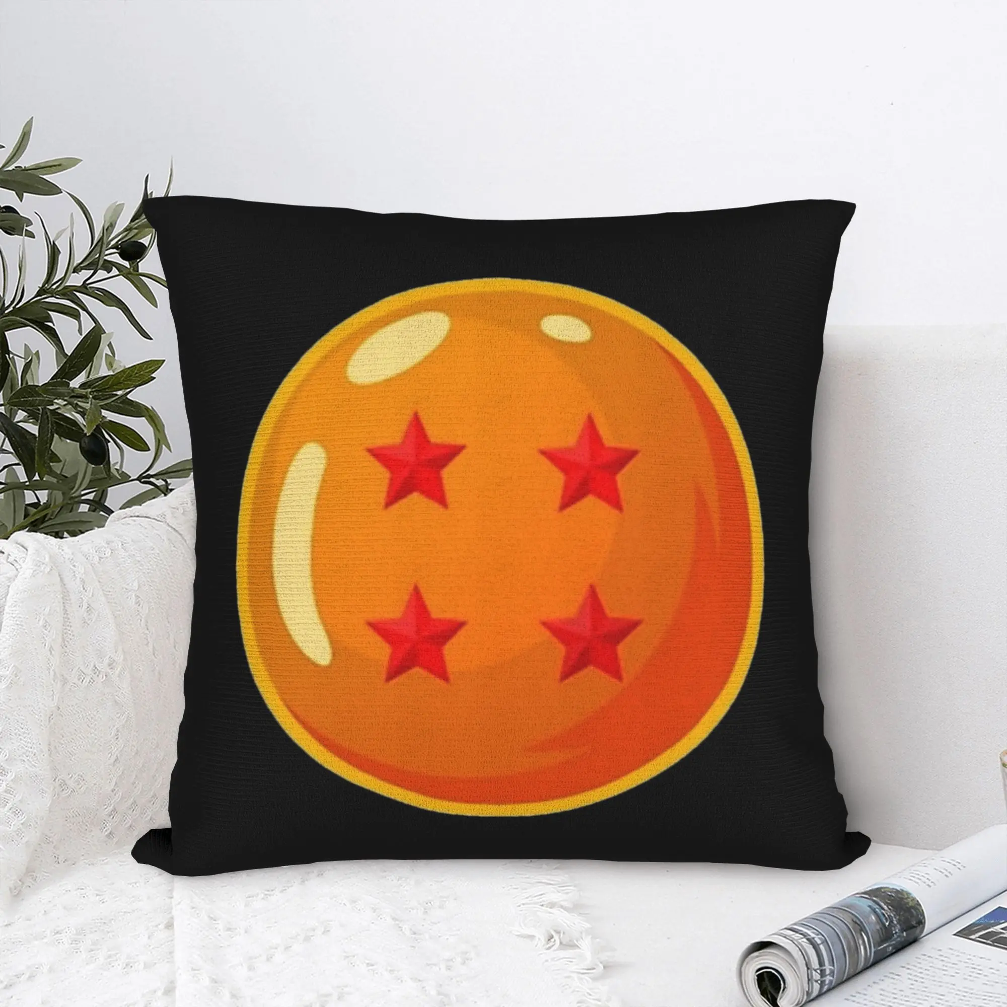 

Декоративная наволочка DBZ Four Star с Гоку из японского аниме, полиэстер, креативный дизайн