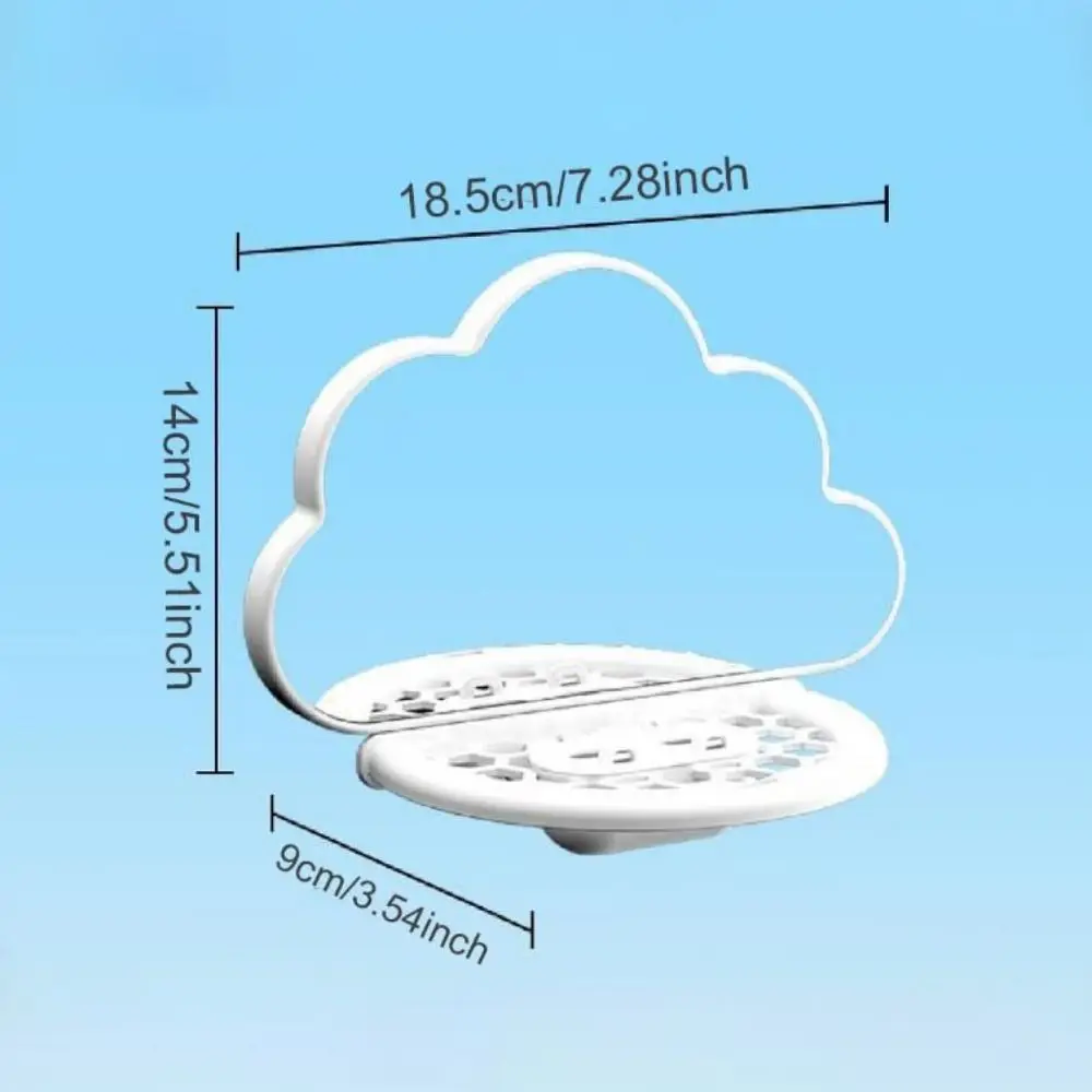 Clouds Shape Bird Mirror With Perch Save Space with Feeding Box Bird Mirror Toy Sturdy Bird Perch Stand Boredom Relief