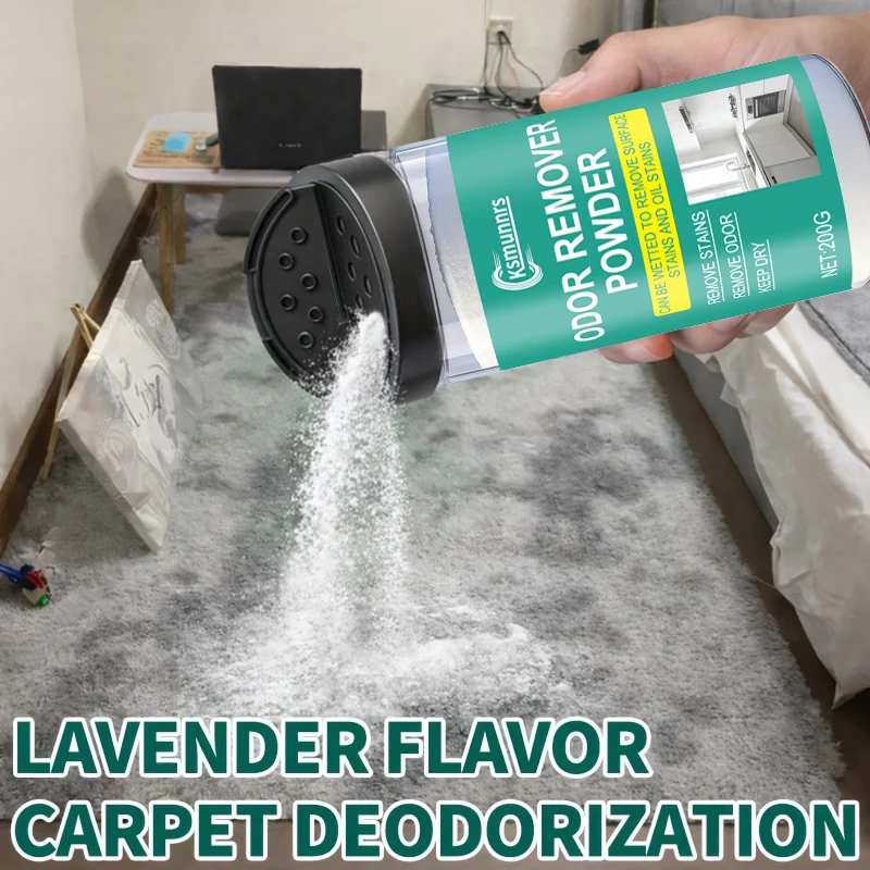 Home Carpet Cleaning & Sterilizing Powder, Freshens and Eliminates Pet Odors for Household Carpets & Car Floor Mats
