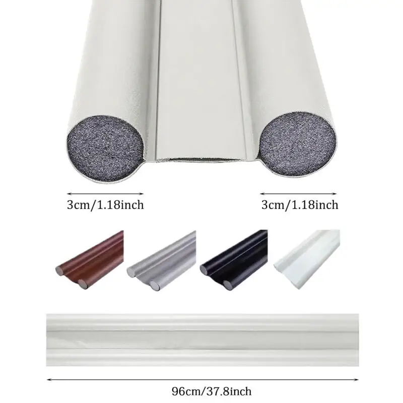 

Double Guard Door Bottom Seal-Advanced Wind, Dust & Sound Proofing Excluder Strip for Maximum Insulation and Energy Saving