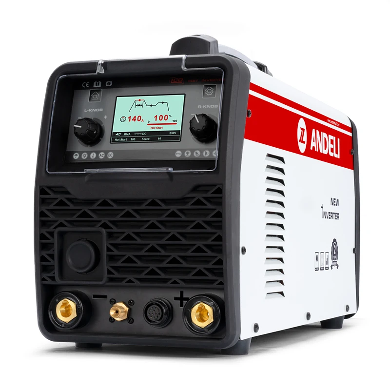 

ANDELI TIG Welding Machine Intelligent LCD Pulse welder AC/DC weld aluminum PFC TIG-250PP Bluetooth Wireless Foot Switch Control