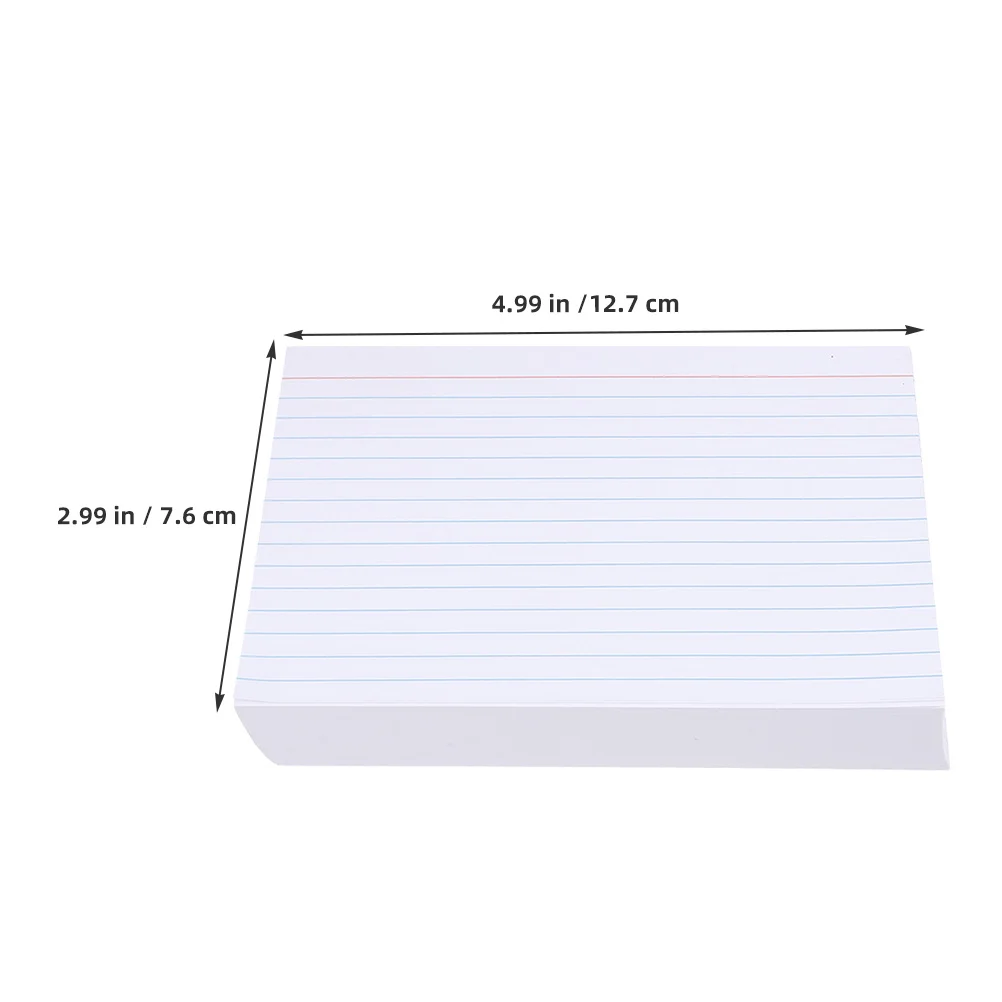 200pcs Index Cards Blank Notepads Ruled Writing Smooth For Study Flashcards Exam Prep Notes Organization Teachers Students