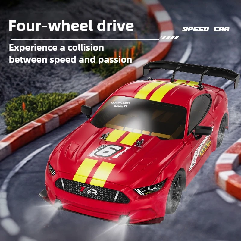1/16 escala completa kf28 rc 4wd controle remoto deriva carro simulação carro esportivo de longo alcance modelo de carro de controle remoto brinquedo