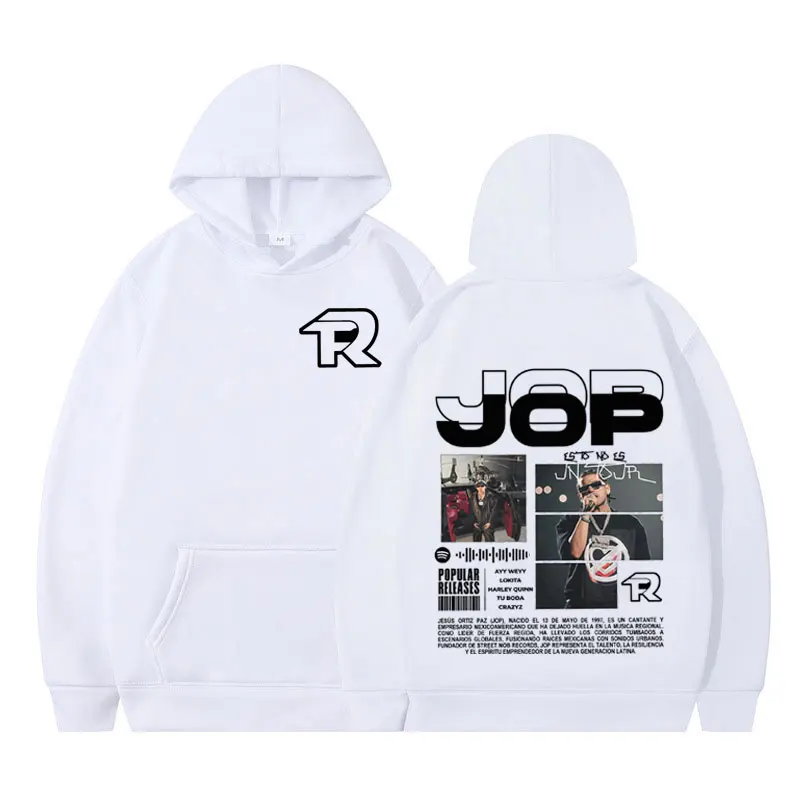 Рэпер Fuerza Regida Album 2025, толстовка с рисунком для мужчин и женщин, пуловер в готическом стиле в стиле панк, зимние толстовки с капюшоном в стиле хип-хоп с длинными рукавами, топ