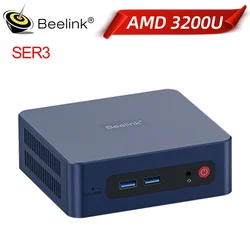Beelink-Mini PC de bureau Ryzen 5 5560U, AMD DDR4, 16 Go de RAM, 500 Go SSD, SER5 Max 5800H, WiFi 6, 4K HD, ordinateur Pro 5700U