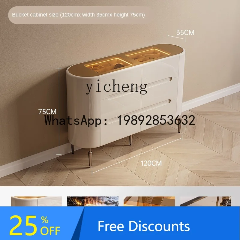 G1 Chest of Drawers Bedroom Bed Front Cabinet Integrated Wall Storage Chest of Six Drawers with Lock Jewelry Cabinet