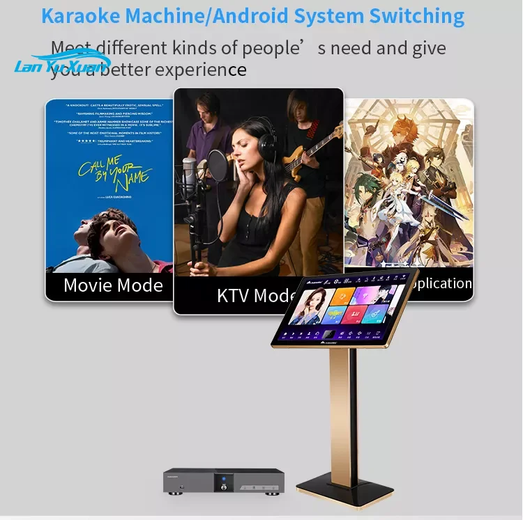 Top Professional Karaoke System KTV InAndon Multi-function KV-V5 Max Singing Machine 8TB WiFi Touch Screen 4K Karaoke player