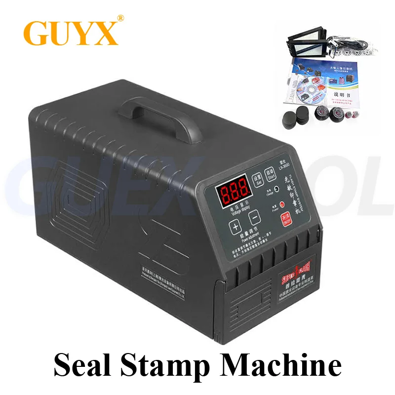 Automatic Digital Photosensitive Seal Flash Stamp Machine Seal Material Engraving Machine Company/Private Seal Stamping Making