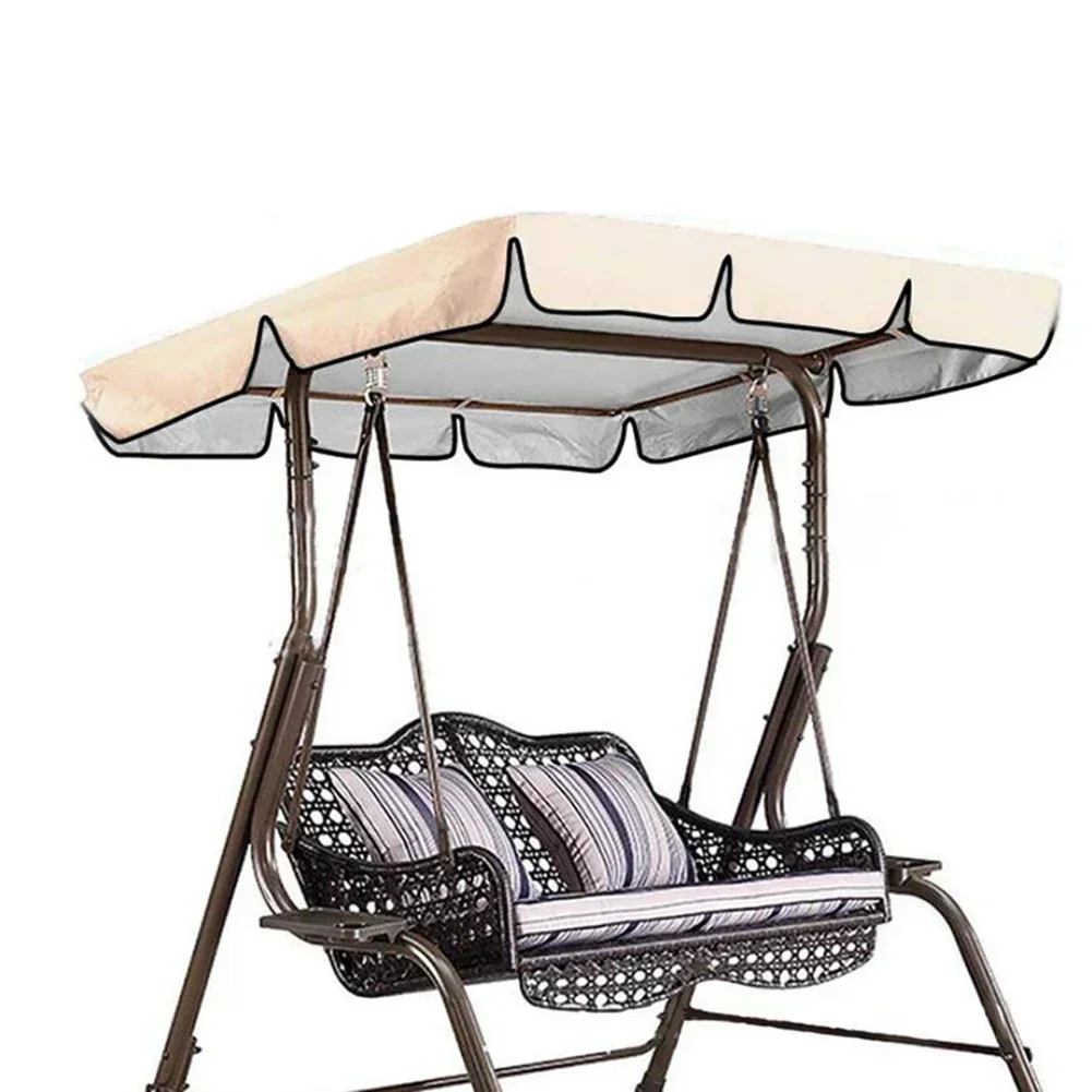 Canopy Replacement For Swing Pew 2 Or 3 Seater Garden Swing Chair Cover Outdoor Canopy Tent Beach Awning Tent Sun Protection image 6