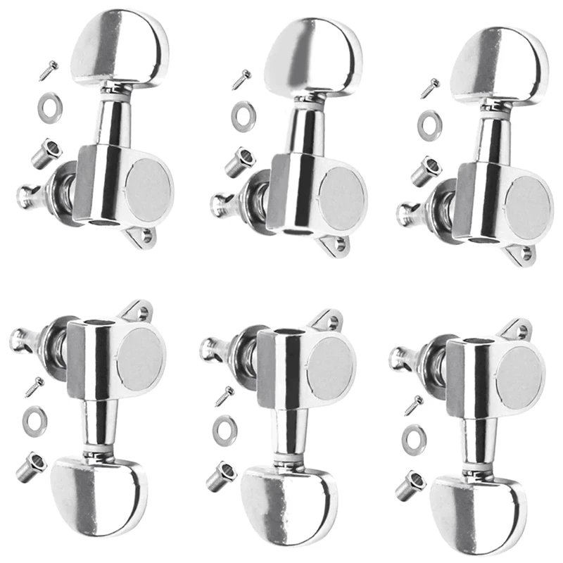 الباكليت الغيتار تدور شبه الشعب سبيكة شبه دائرة مغلقة بالكامل سلسلة زر لفة سلسلة الوتد استبدال الملحقات