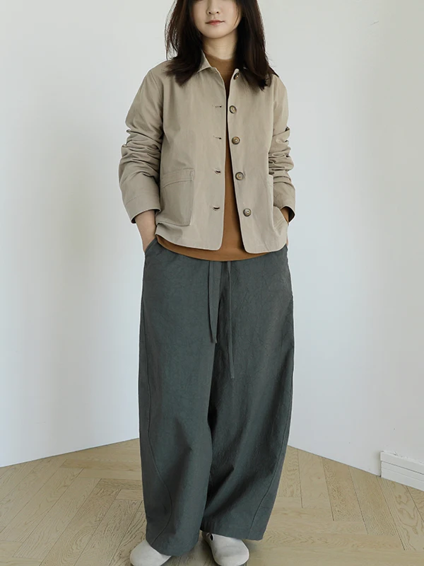 

Женская простая хлопковая кофта с воротником и длинными рукавами, осенняя новинка, модный повседневный топ