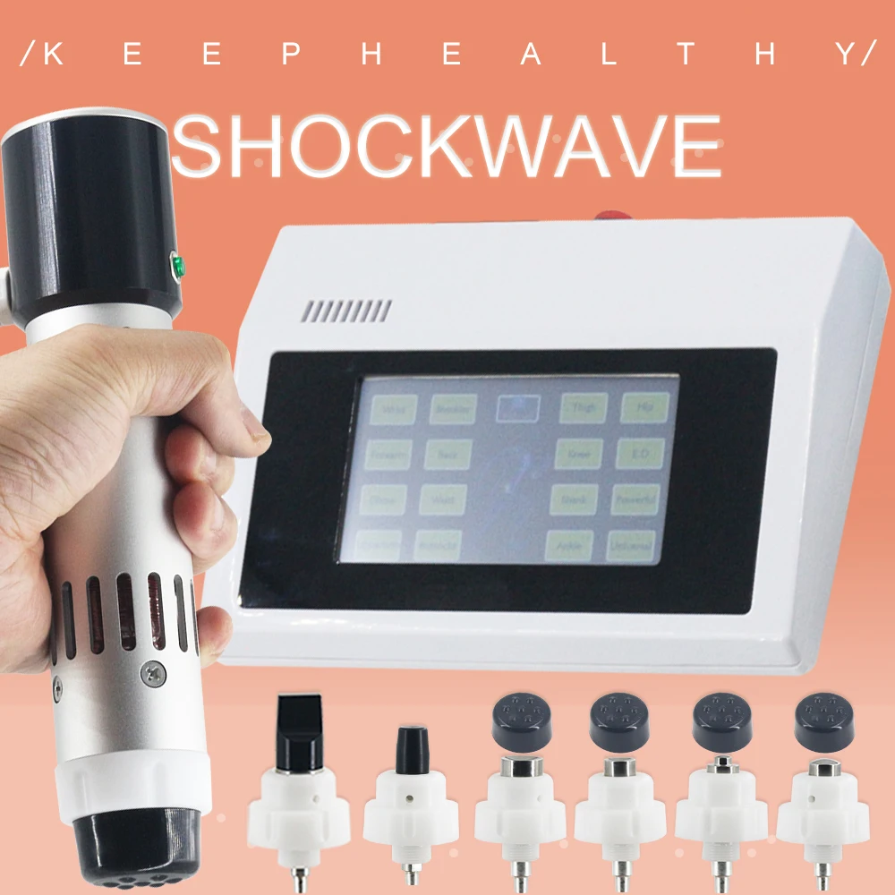 

Physiotherapy Shockwave Therapy Machine New 300MJ Shock Wave Massager For ED Treatment Relieve Waist Back Pain Portable Massager