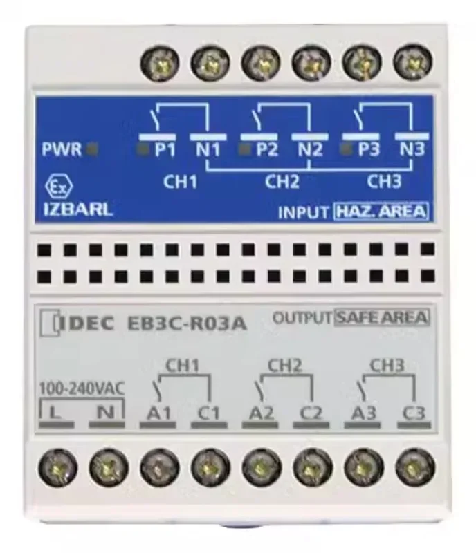 Idec 3 Channel Isolation Barrier With Analogue Output, 13.2 V max, 42.6mA max EB3C-R03A EB3C-R02A