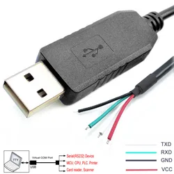High Speed USB Serial Converter FTDI FT231 USB-RS232-WE-1800 for PLC CPU SBC Routers Switches Console Config Program Cable