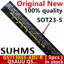 (5piece)100% New GS7138S5-ADJ-R GS7138S5 Q5AUU Q5... sot23-5 Chipset