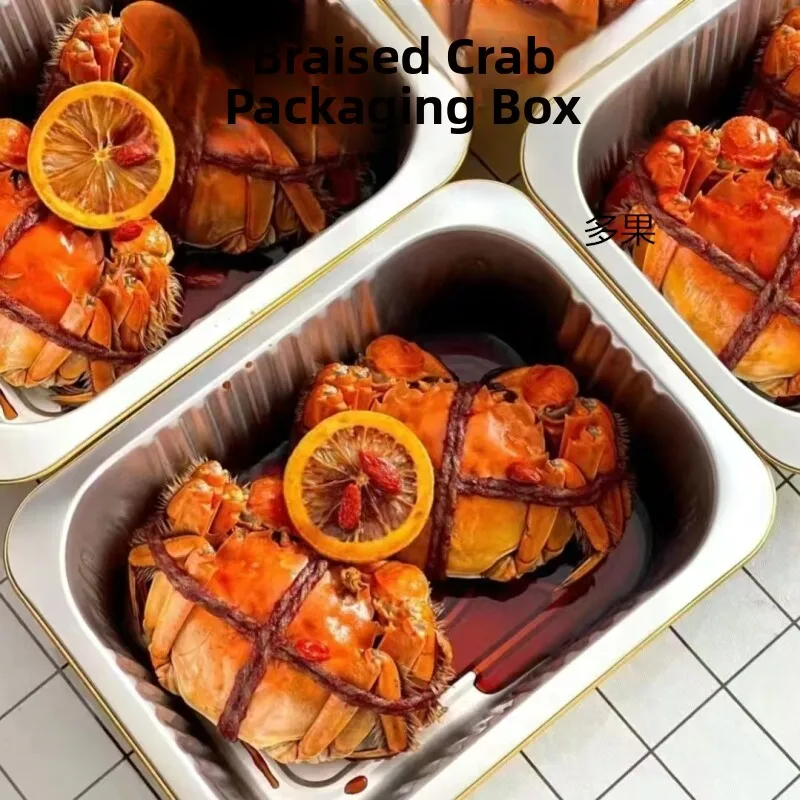 disposable-aluminum-foil-box-for-packaging-cooked-crabs-moon-crabs-flower-carving-large-crabs-takeout-box-kitchen-utensils
