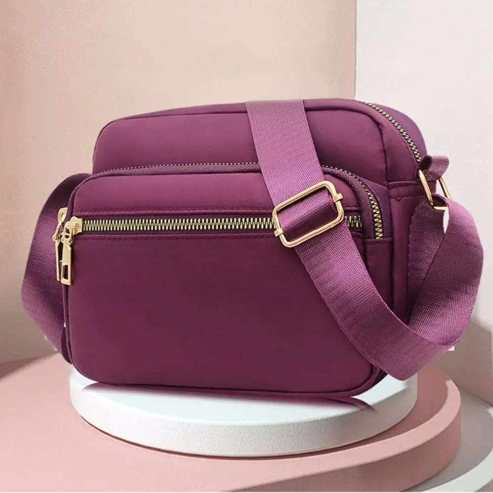 

Leisure Nylon Shoulder Bag Waterproof Large Capacity Crossbody Bag Multi-pocket Middle-aged Mother's Bag for Women