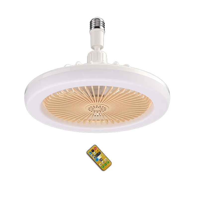 Рекламная акция! Потолочный вентилятор с дистанционным управлением и стандартным диагональю 30 Вт, умный Тихий потолочный вентилятор E27