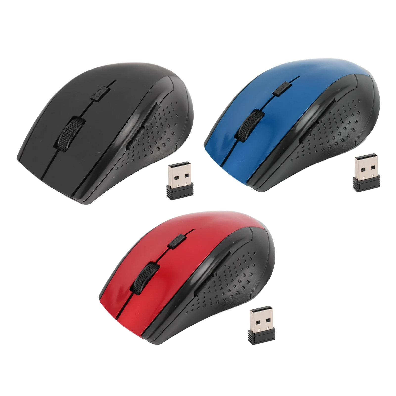 

1Pc 2.4G Wireless Mouse with USB Receiver High Accuracy Compact Optical Mouse for Laptop Computer Desktop PC