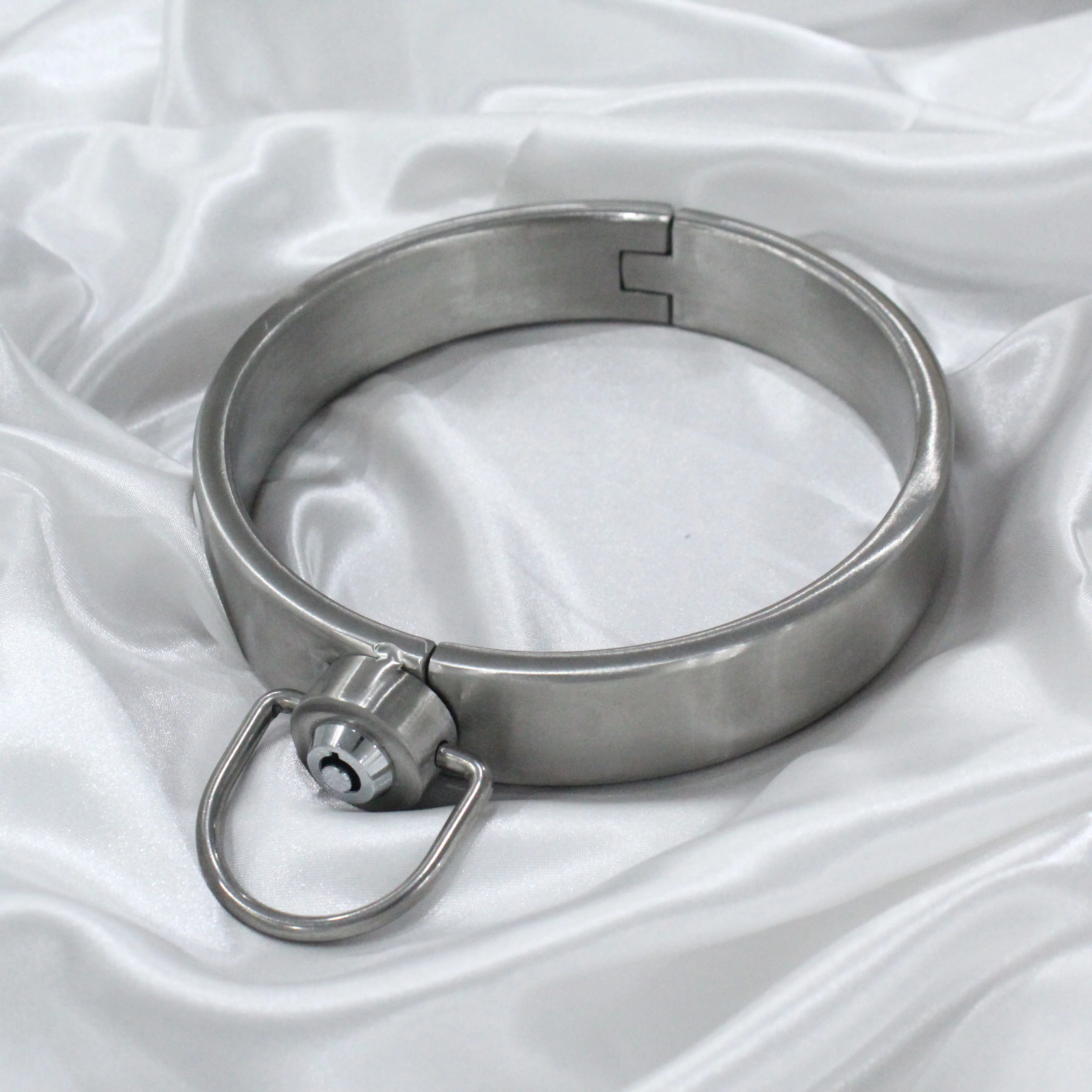 Stainless Steel Handcuffs Ankle Cuffs with Detachable Chain Steel Open Leg Bar Shackles Restraints Adult Sex Toys for Couples