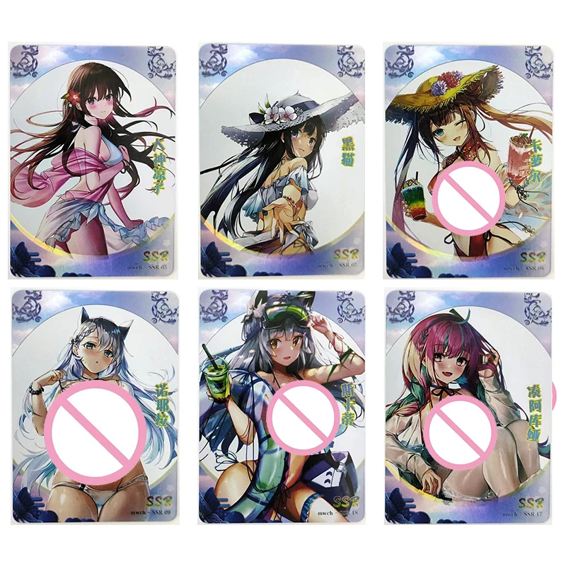 Anime Dancing Spring Minato Aqua Scathach Skadi Uss St Louis Kafuu Chino Illusion Gilding Ssr Card New Collection Birthday Gifts