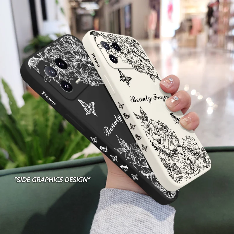 

Enchanting Peony Phone Case For Xiaomi 17 15 15T 14 14T 13 13T 12 12X 12T 12S Mi 11 11T 10 10T Pro Max Lite Silicone Cover