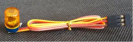 Gwolves-多機能LEDライト,9x15mm,5モード,リモートコントロール,1/10 rc警察トラクター,エンジニアリングトラック