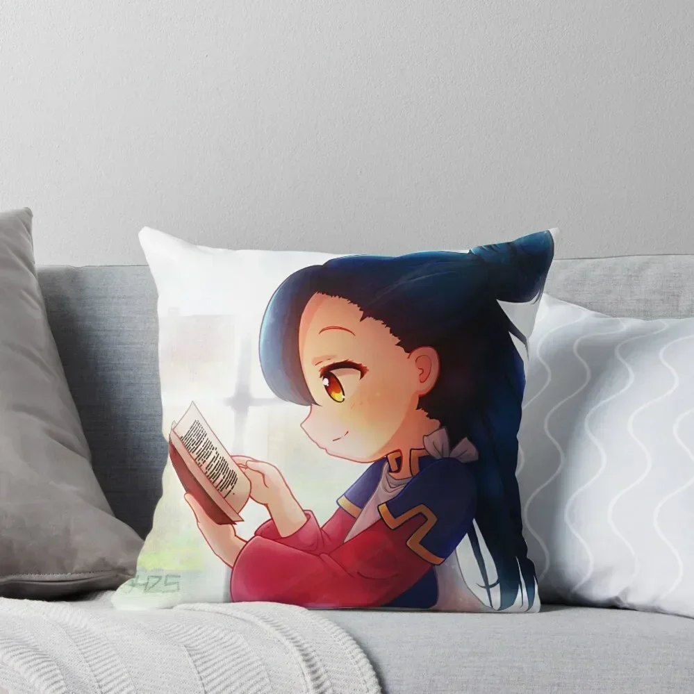 

Ascendance of a Bookworm 2 Throw Pillow Decorative Cushion Pillow Cases Decorative home decor items Pillows Aesthetic pillow