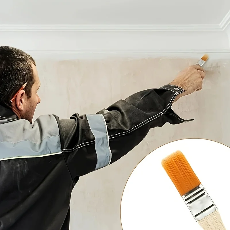 24/48/72 فرش نايلون صغيرة، فرشاة طلاء فنية بمقبض خشبي، فرشاة فنية جدارية من الأكريليك الغواش، أدوات رسم، فرش ذات شعيرات ناعمة #6