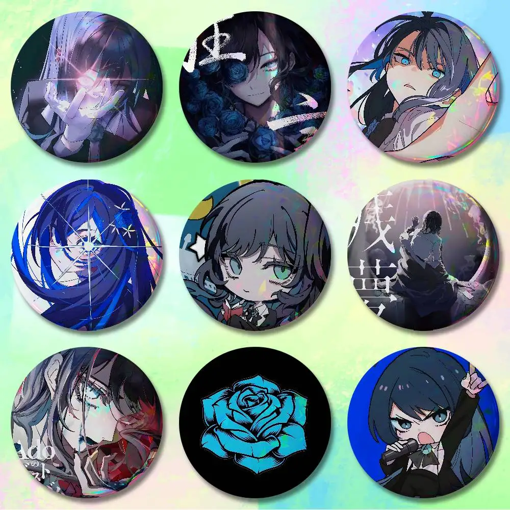 

A-Ado K-Kyogens-S Badges 25 32 44 58 75 mm Round Cosplay Pin Bag Decor Fans Collect Friends Gifts Brooch Souvenir