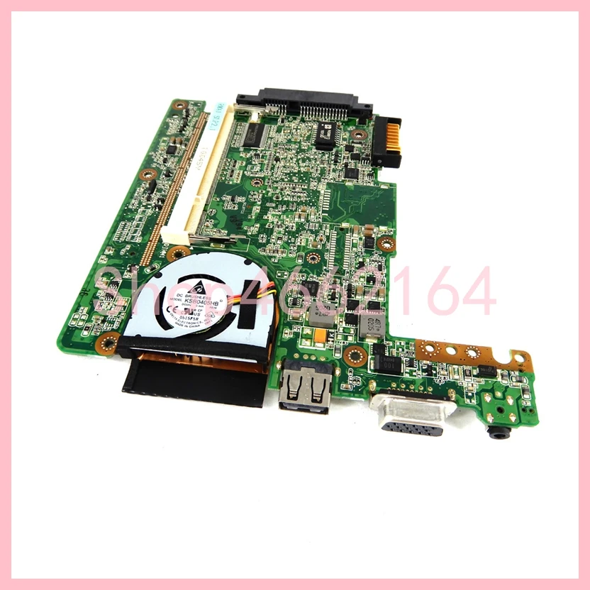 Imagem -03 - Rev: 1.1g com Ventilador Mais Mainboard do Dissipador de Calor para Asus Eee pc 1015pz Portátil Placa-mãe 100 Testado Trabalhando ok Usado 1015pz