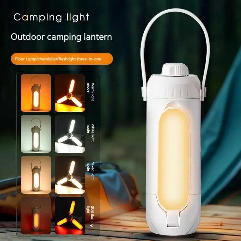 

Outdoor Camping Lights 10000mAh Battery USB Rechargeable Ambient Tent Lights Vintage Horse Lights COB Handheld Camping Lights