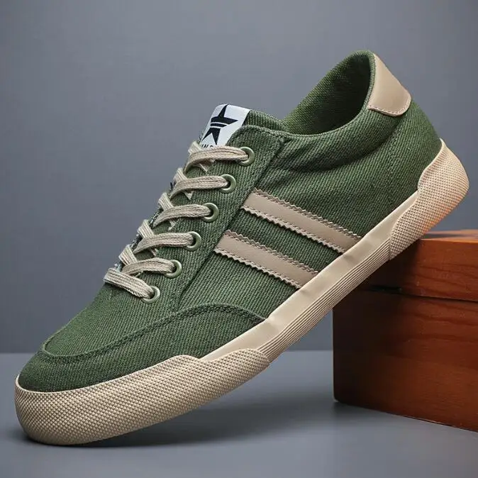 

Новые мужские кеды на шнуровке, повседневные дышащие кроссовки на платформе, модная универсальная обувь для активного отдыха