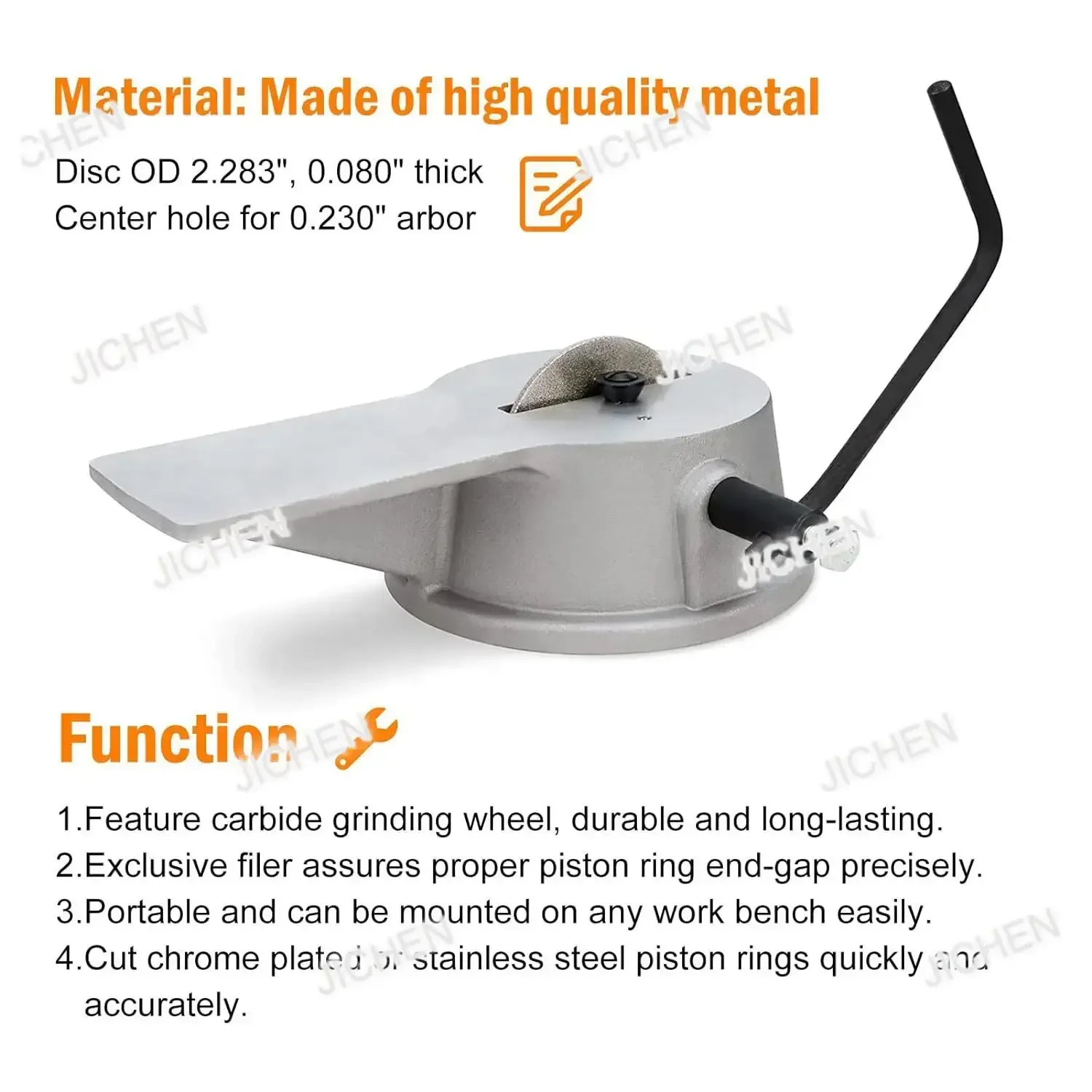 

HZ Grinding Wheel General Purpose Piston Ring Grinder, File, Carbide Cutting Wheel Ring 91089408 80514