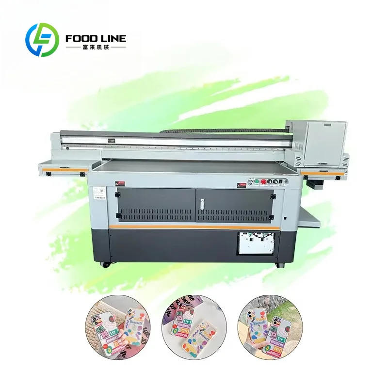 Automatic Inkjet Printing Machine UV Flatbed Varnish Equipment For Acrylic Glass Bottle Phone Case Customized
